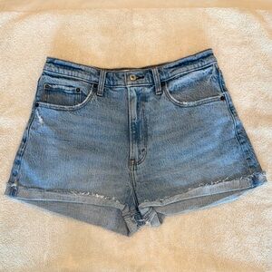 Abercrombie & Fitch Light Blue Jean Shorts